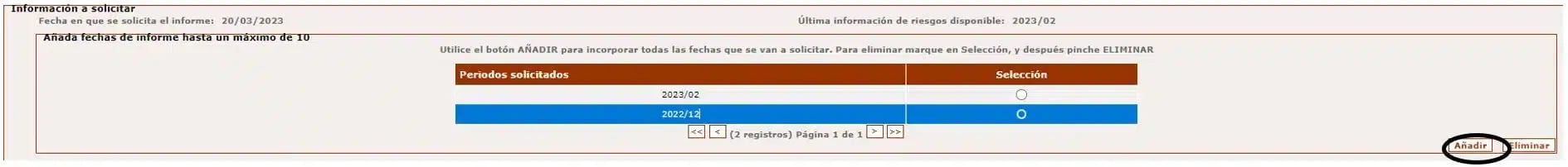 solicitar el informe Cirbe